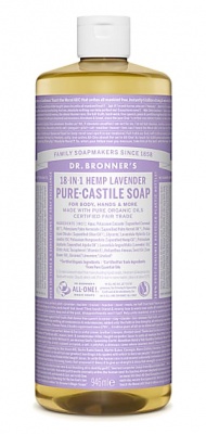 Dr Bronners Lavender Pure Castile Liquid Soap 945ml